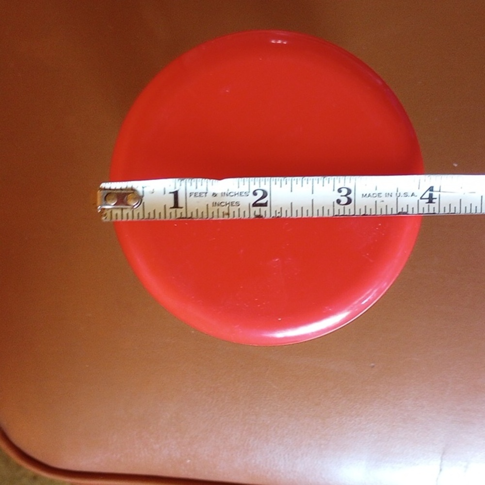 Glass Jar w/ Lid & Red and Green Strawberry Design - Picture 5 of 6